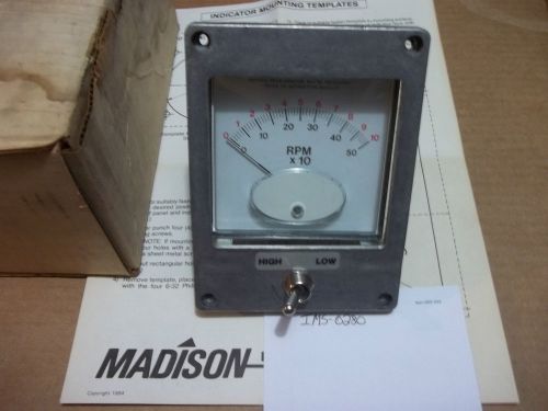 Madison Screw RPM Gauge for Cincinnati Milacron p/n 3932418