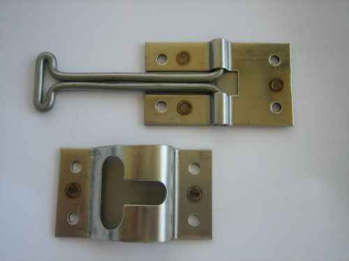 Door holder, stainless steel, for teardrop trailer or camper