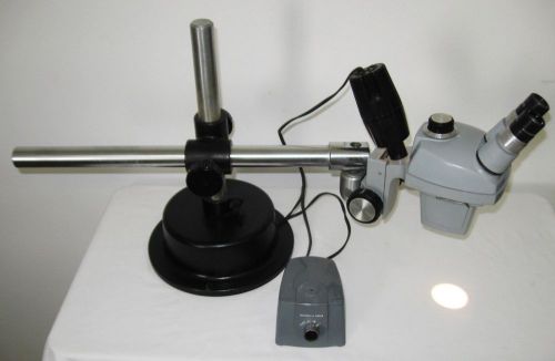 Bausch &amp; Lomb Stereoscopic Stereo Zoom Microscope w/ All Metal Industrial Stand