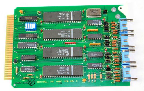 Semitool, pc board - board assy serial 4 channel, p/n 14837-01 for sale