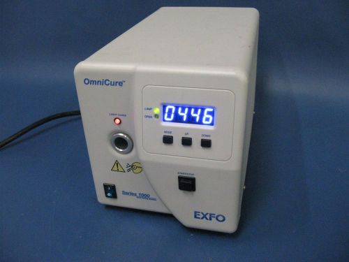 Exfo series 1000 s1000 omnicure w/320-500nm filter - s1000 - 446 lamp hours for sale