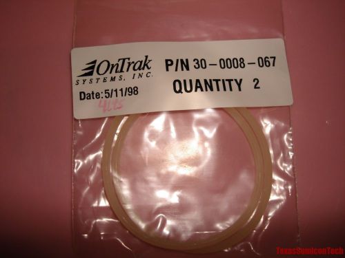 OnTrak 30-0008-067 Lam Research - 2&#034; Wax O-Ring Seal - New - Lot of 2