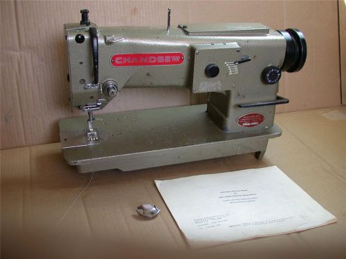 CHANDLER 103ZL ZIGZAG CHANDSEW INDUSTRIAL SEWING MACHINE with INSTRUCTION MANUAL