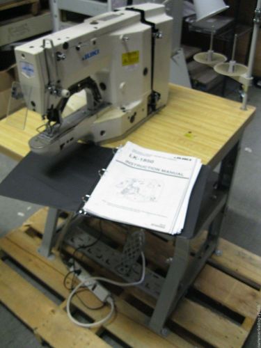Juki lk-1850 high-speed bartacking sewing machine + table for sale