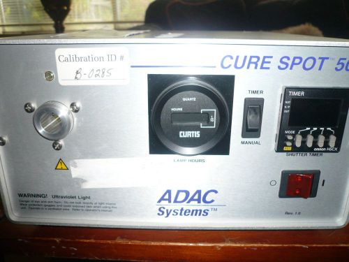 DYMAX/ADAC CURE SPOT 50 GOOD WORKING CONDITION SEVERAL UNITS AVAILABLE!