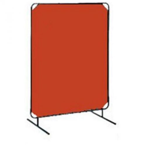 Tillman 6031068 6&#039;x8&#039; 14mil. 1 panel orange vinyl welding curtain with frame for sale