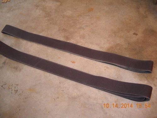 4 x 120 sanding belts for a Ritter edge sander