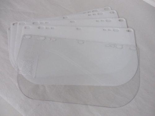 Pack of 5 Jackson Face Shields 8&#034; x 15-1/2&#034; Polycarbonate Clear 8156 Safety