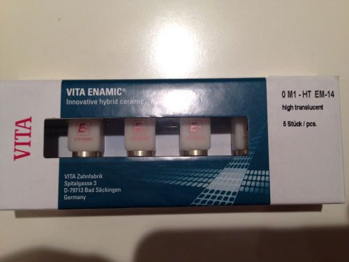 CEREC VITA ENAMIC  - EM-14. Five Total Blocks. MCXL Omnicam bluecam