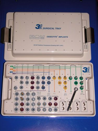Biomet 3i parallel walled implant surgical kit