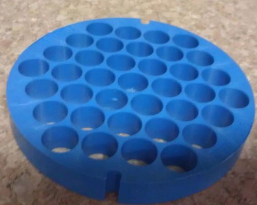 Beckman  37 place Blue Inserts # 339175   (37 Tube Slot Bucket Adapter)