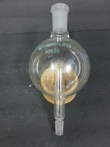 Chemglass 500mL Rotary Evaporator Rotavap Bump Trap 24/40 Joints