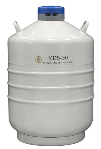 30 L Liquid Nitrogen Container Cryogenic LN2 Tank Dewar YDS-30