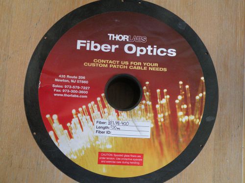 NEW 100M REEL OF THORLABS MULTIMODE FIBER OPTIC CABLE BFL48-400