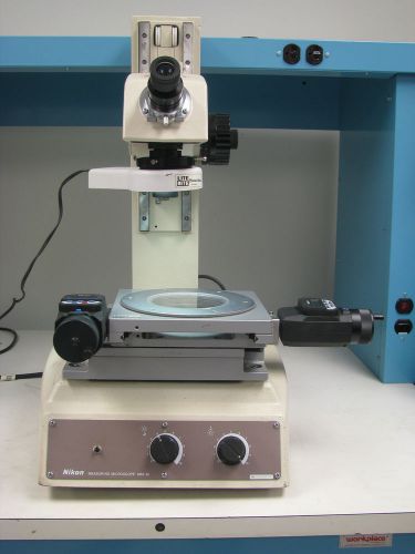 Nikon MM-40 Measuring Microscope Brightfield Darkfield Digital Micrometer Head