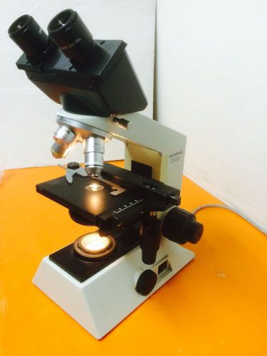 Olympus ch20 chs binocular microscope ch20bimf200 4x, 10x, 40x, 100x objectives for sale