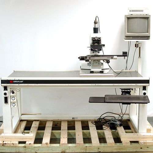 Leica INM20 Wafer Inspection Trinocular Microscope w/DIC Optics +Vibration Table