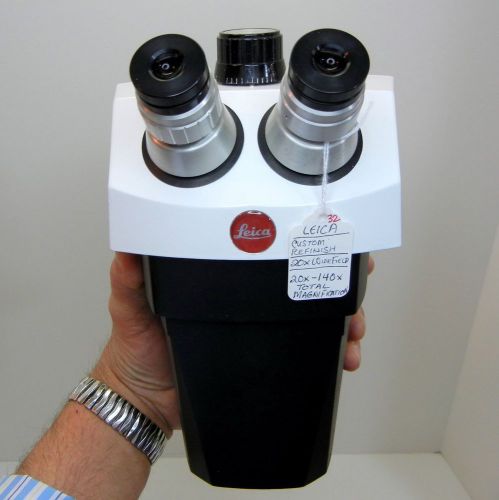 LEICA Stereo Zoom Microscope SZ7 Max Mag 140X Custom Refinish BEAUTIFUL IMAGE 32