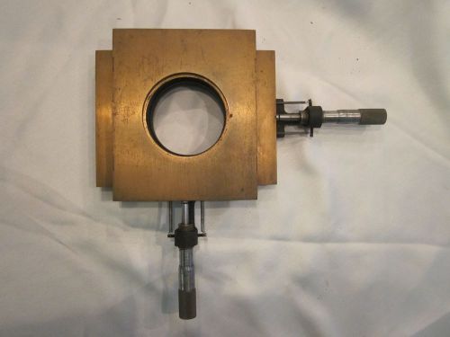 Vintage Precision L.S. Starrett Company XY Axis Scientific Optical