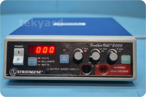 Stratagene feathervolt 2000 electrophoresis power supply @ for sale