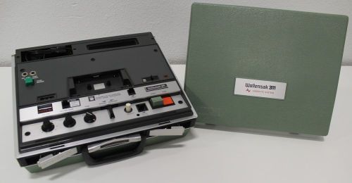 Vintage wollensak 3m model 2552av cassette guardian tape recorder dual mode for sale