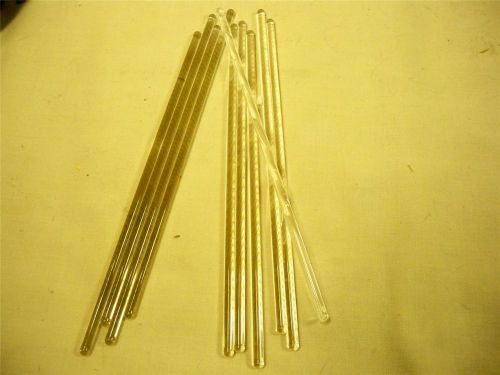 Package of 10 glass stirring rods~8&#034;long-Free Shipping