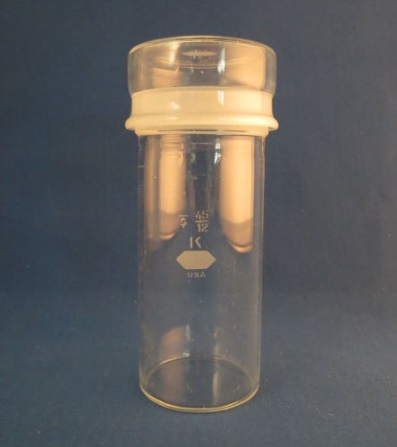 New Kimax Cylindrical Weighing Bottle Jar 92 ML 45/12 # 15146 40 x 100mm