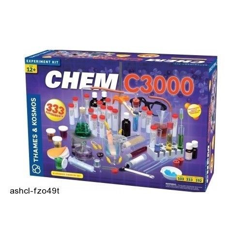 CHEMISTRY SET ADVANCED HIGH SCHOOL PREP PROFESSIONAL QUALITY LEARN SAFE HOME