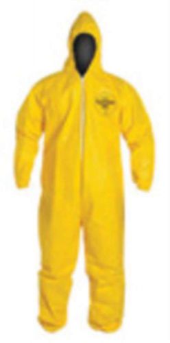 QC127SYL3X00 DuPont 3X Yellow Tychem QC Chemical Protection Coveralls. (4 Each)