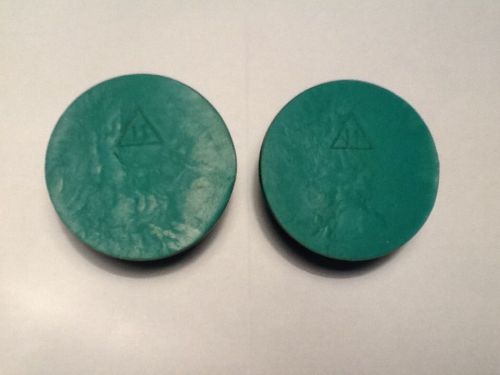 Size 11 Solid Neoprene Rubber Stoppers (Count 2)