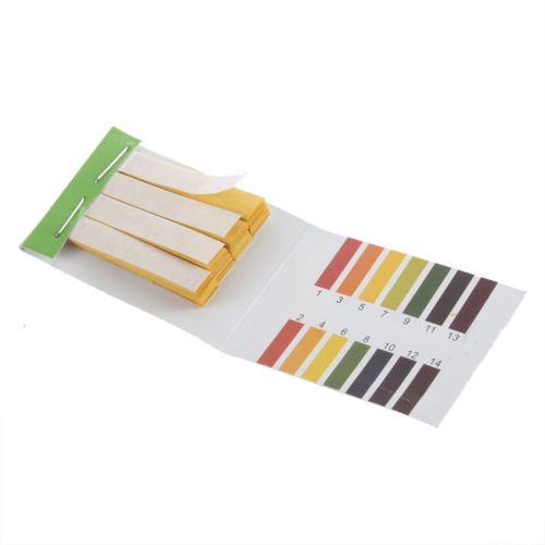 80 Strips Full pH 1-14st Indicator Litmus Paper Water Soilsting Kit FO