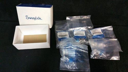 Swagelok ss-810-1-6 d1ekf0409b male connector 1/2 tube x 3/8 npt lot of 5 for sale
