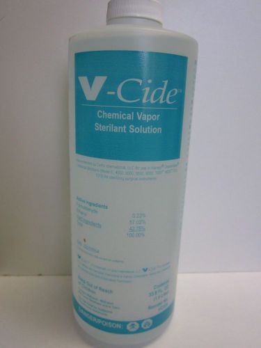 V-Cide Chemical Vapor Sterilant Solution 1.0 Liter Expired 12/2010
