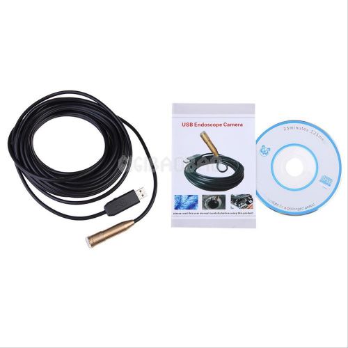 #gib 10M 4LED USB Waterproof Endoscope Borescope Snake Inspection Video Camera