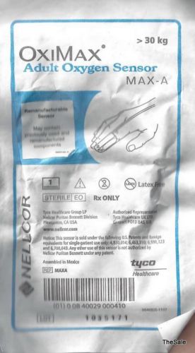 24 Lot Brand New Nellcor OxiMax™ MAX-AR ADULT SpO2 Sensors Sterile by Covidien