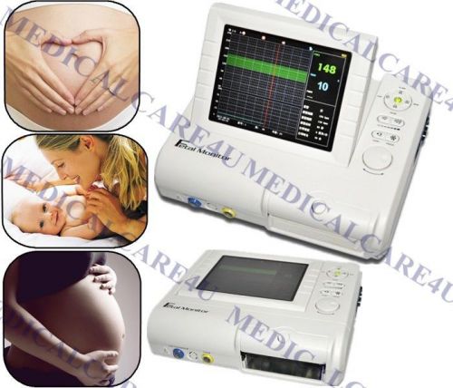 CE Certified CONTEC CMS800G fetal monitor,FHR TOCO Fetal movement with printer