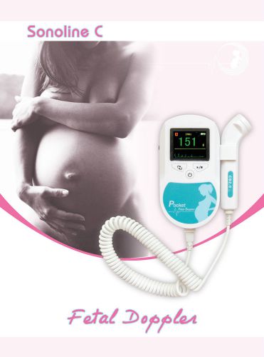 Prenatal fetal doppler,baby heart sonoline c,3mhz,color lcd+gel,ce proved,contec for sale