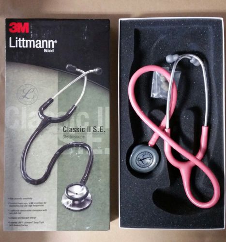 3M Littmann Classic II S.E. Pink Stethoscope--Brand NEW in Box!!    J2