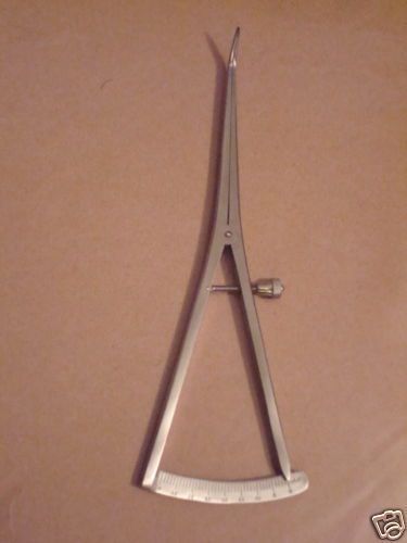Long Castroviejo Caliper (Range 0-40mm) (17cm) Angled Tip