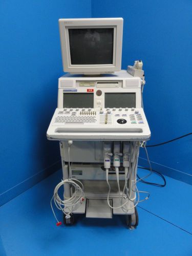 Philips agilent hp sonos 5500 m2424a ultrasound w/ s4/ s12/ c3540 /21223b probes for sale