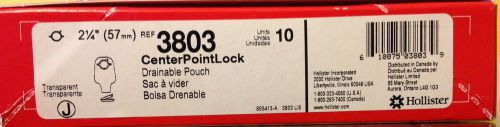 Hollister 3803 CenterPointLock Drainable Pouch 10 each per box