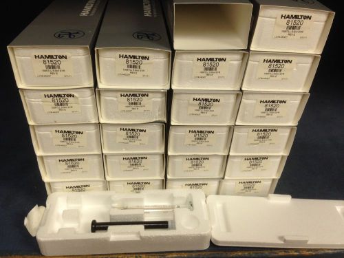 Hamilton 81520 5ml gastight syringes (lot of 22) for sale