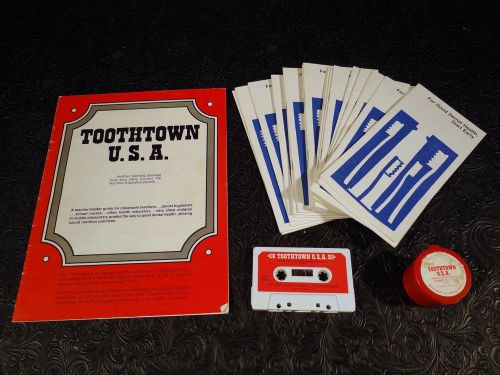 Toothtown U.S.A. National Dairy Council, Chicago 1975 toothcare education course