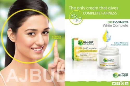 Garnier white complete cream spf17 pa++ multi action fairness cream 40 gm for sale
