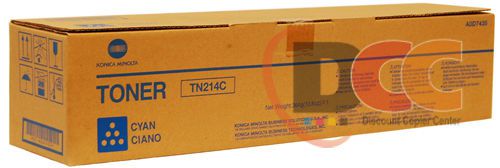 Oem Konica Minolta TN214C Cyan Toner Cartridge for Bizhub C200