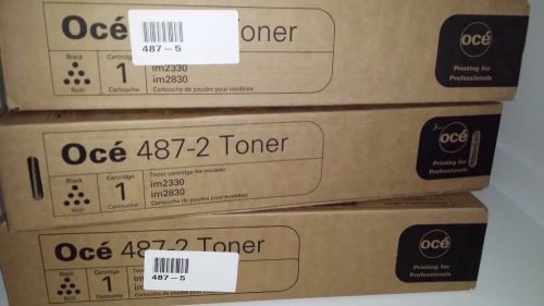 NEW OEM OCE 487-2  487-5 TONER FOR IM2330 IM2830 LOT OF 3