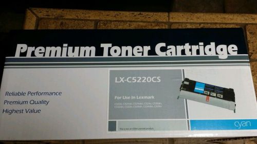 Premium Cyan Toner Cartridge LX-C5220CS For Use In Lexmark
