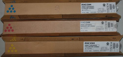Ricoh Genuine  color set  MP C4500 C4540 LD445C   toner  C.M,Y
