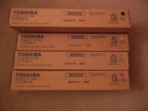 TOSHIBA T-FC65  set of 4 Toners C,M,Y,K e-STUDIO 5540c , 6540c, 6550c