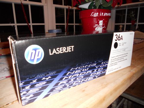 HP 36A Black Toner Cartridge (CB436A) NEW Opened box Genuine Laserjet